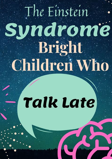 albert einstein syndrome|bright children who talk late.